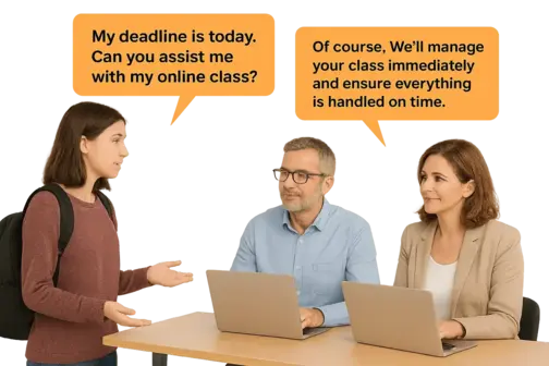 Online class assistant